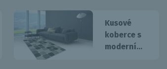 Kusové koberce s moderní...