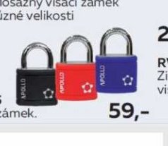 RV.APOLLO.35 Ocelový visací zámek