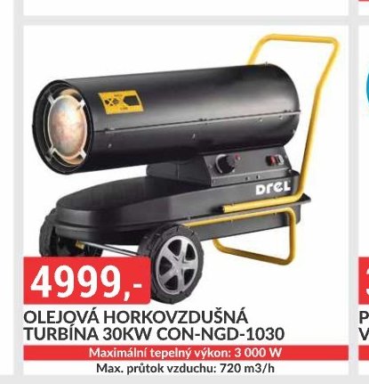 OLEJOVÁ HORKOVZDUŠNÁ TURBÍNA 30KW CON-NGD-1030