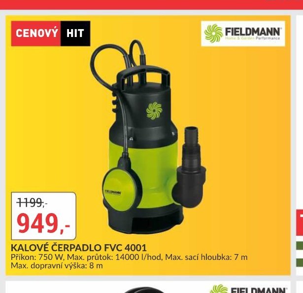 KALOVÉ ČERPADLO FVC 4001