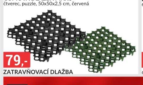 Zatravňovací dlažba
