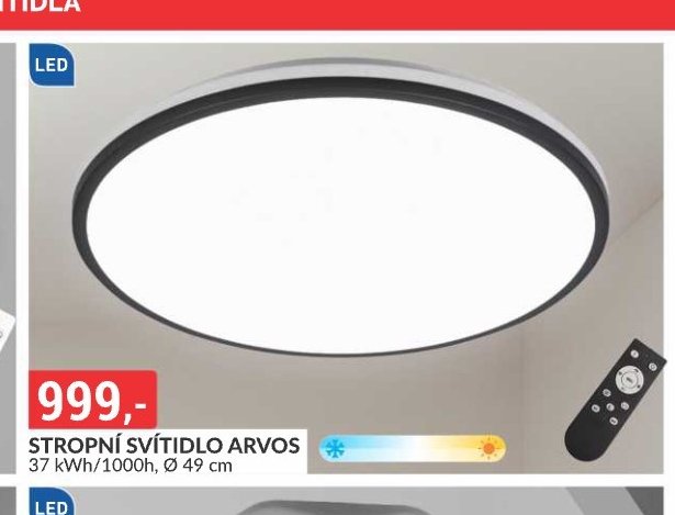 STROPNÍ SVÍTIDLO ARVOS