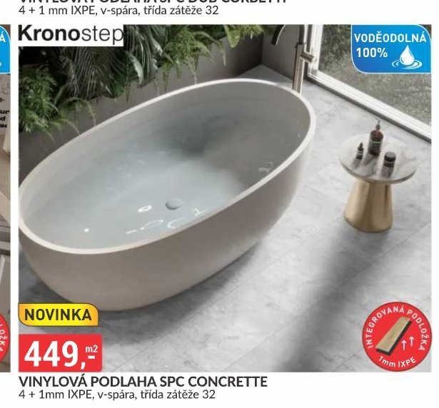 VINYLOVÁ PODLAHA SPC CONCRETTE