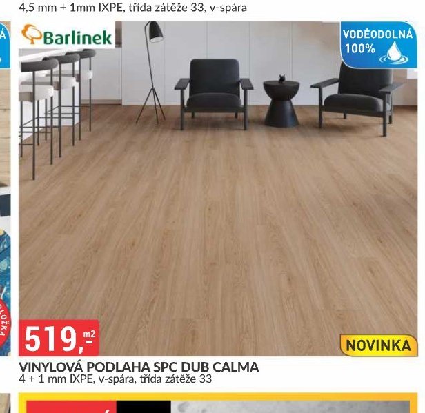 VINYLOVÁ PODLAHA SPC DUB CALMA