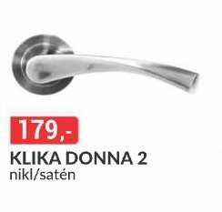 KLIKA DONNA 2 nikl/satén