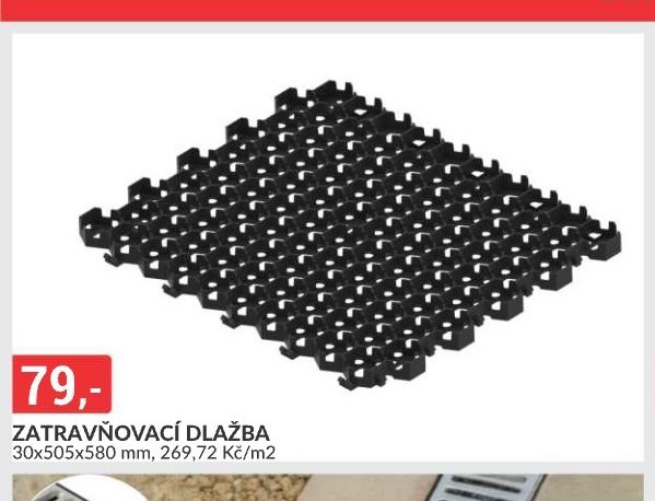 ZATRAVŇOVACÍ DLAŽBA 30x505x580 mm