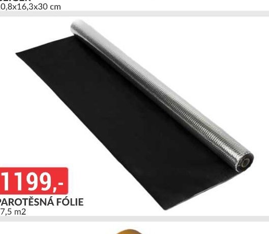 PAROTĚSNÁ FÓLIE 37,5 m2