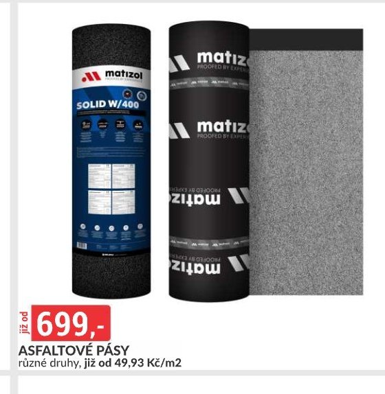 ASFALTOVÉ PÁSY různé druhy