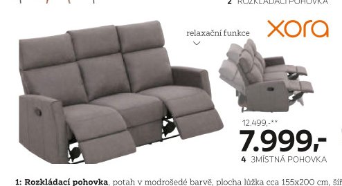 3místná pohovka