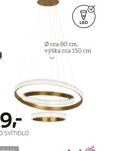 12 LED ZÁVĚSNÉ SVÍTIDLO