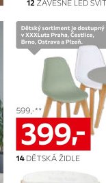 14 DĚTSKÁ ŽIDLE