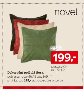 Dekorační polštář Nora
