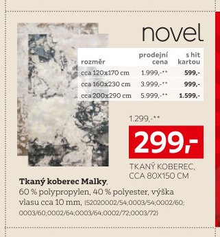 Tkaný koberec Malky