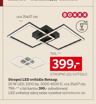 Stropní LED svítidlo Retnap