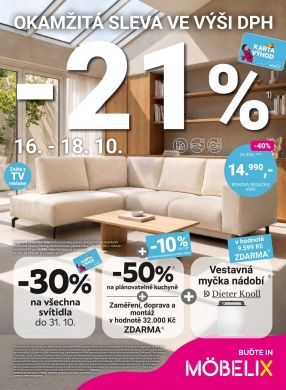 akční leták Möbelix 12.10.2026-25.10.2026