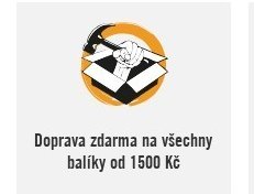 Doprava zdarma na všechny balíky od 1500 Kč