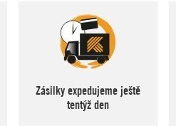 Zásilky expedujeme ještě tentýž den